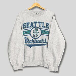 90s Vintage Seattle Mariners Baseball Sweatshirt, MLB Seattle Mariners Shirt Tee
